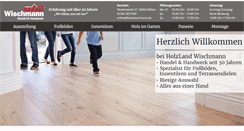 Desktop Screenshot of holzland-wischmann.de