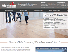 Tablet Screenshot of holzland-wischmann.de